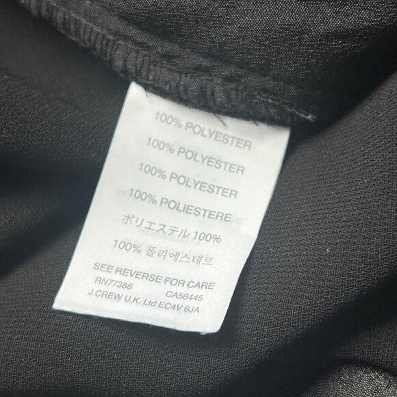 J Crew Joggers Size 8 Sydney Pull On Pants Elastic Waist Black Active Polyester - Picture 5 of 12